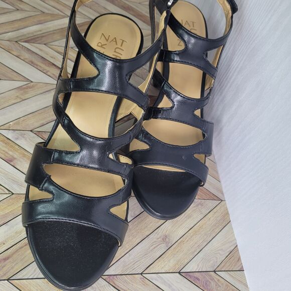 Size 8M Dianna Style Strappy Slip-back Heel Open Toe - Picture 7 of 7